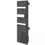ATLANTIC RECS Radiateur sche-serviettes connect wifi - nefertiti asymtrique mt  gauche avec ventilo 1750w anthracite 850076