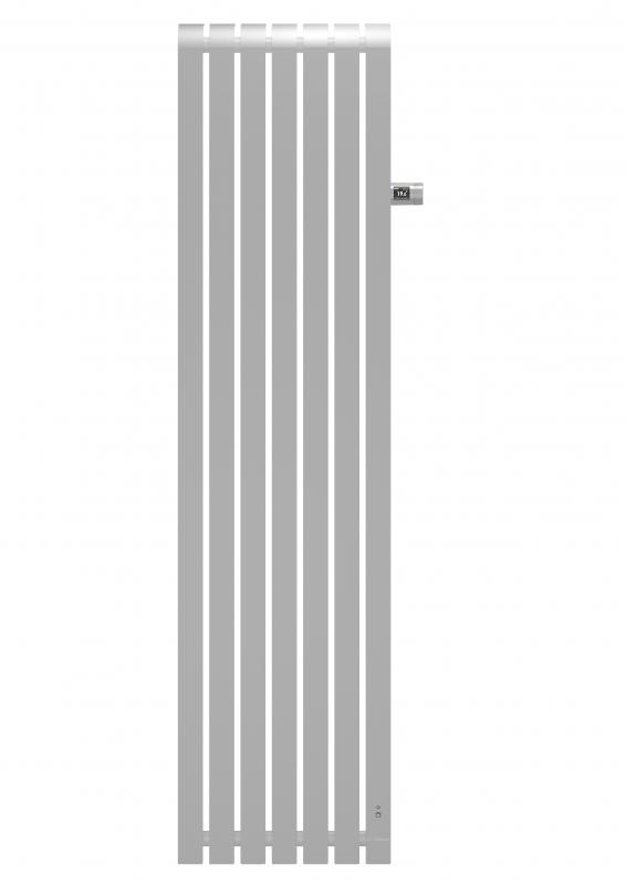 Photo Radiateur Chaleur douce Mythik vertical aluminium satin 1500W | Ref : 460271