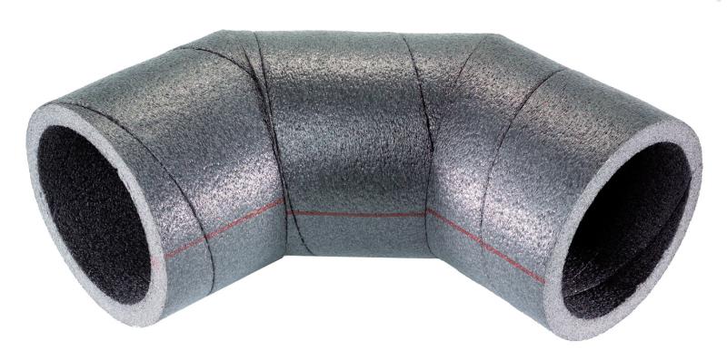 Photo Accessoire chauffe-eau Thermodynamique gaine PEHD coud 90 degr 125 mm | Ref : 296075
