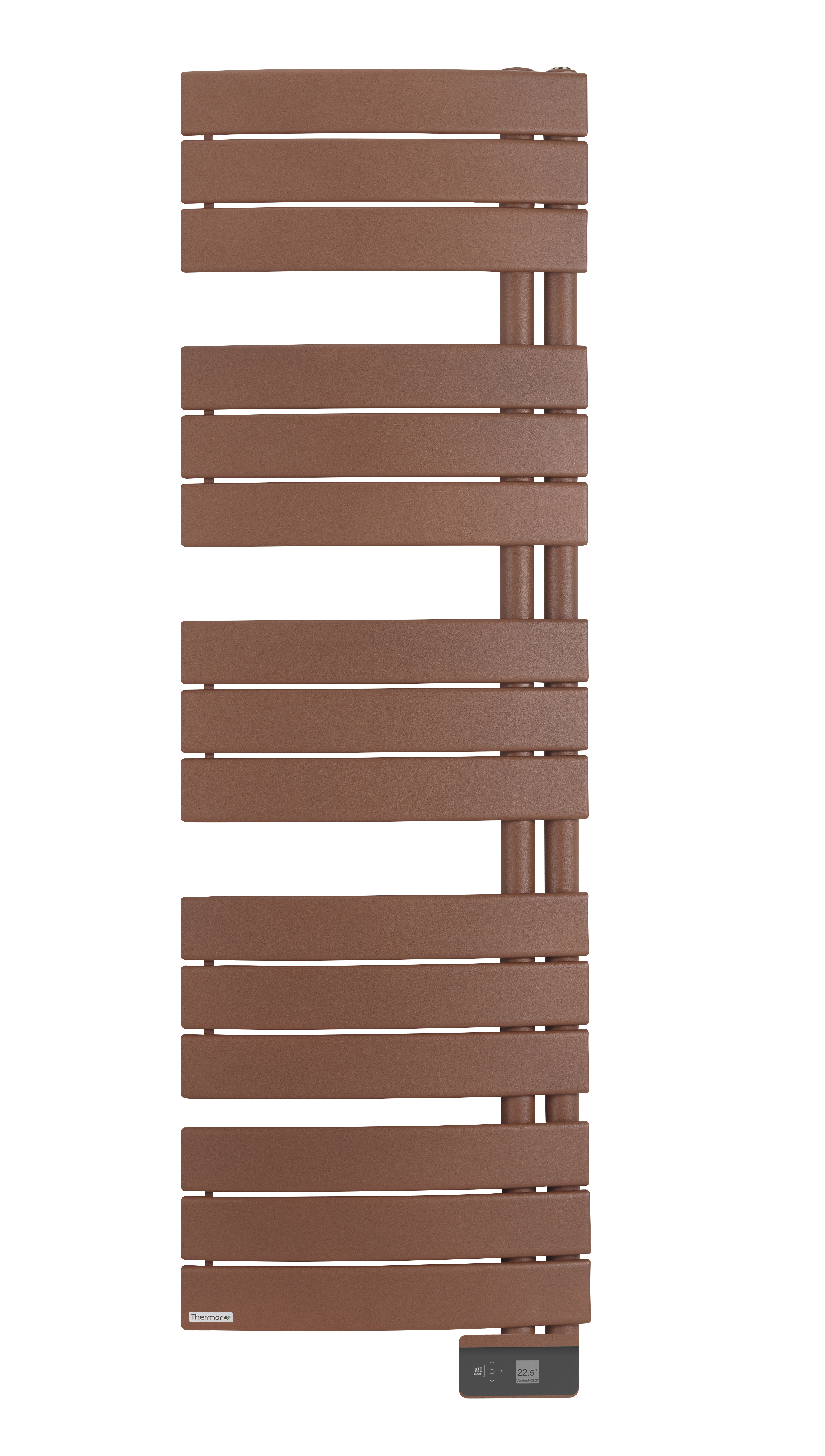 Photo Sche-serviettes Allure 2 troit 0750W brun terracotta | Ref : 490618