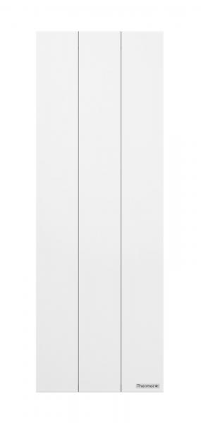 Photo Radiateur Chaleur douce Kenya 3 vertical blanc 1000W | Ref : 414631
