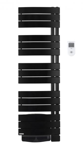 Photo S�che-serviettes Allure 2 �troit avec soufflerie 1750W noir carbone | Ref : 483706