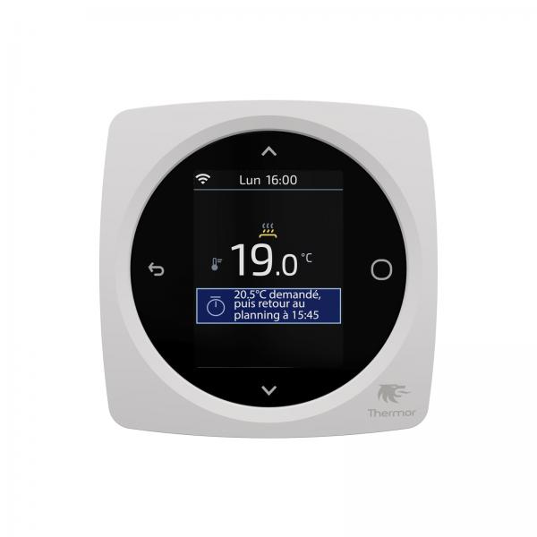 Photo THERMOSTAT Plancher rayonnant �lectrique Connect� pour les gammes KS et Mozaik. | Ref : 400704