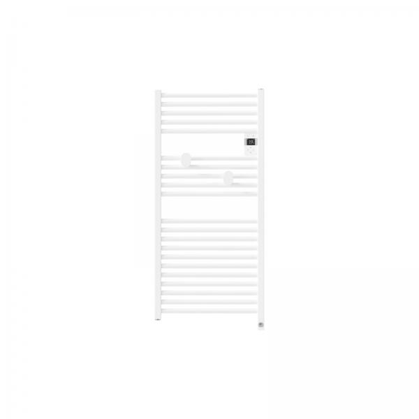 Photo Radiateur sèche-serviettes connecté Riva 5 500W Blanc brillant | Ref : 471265