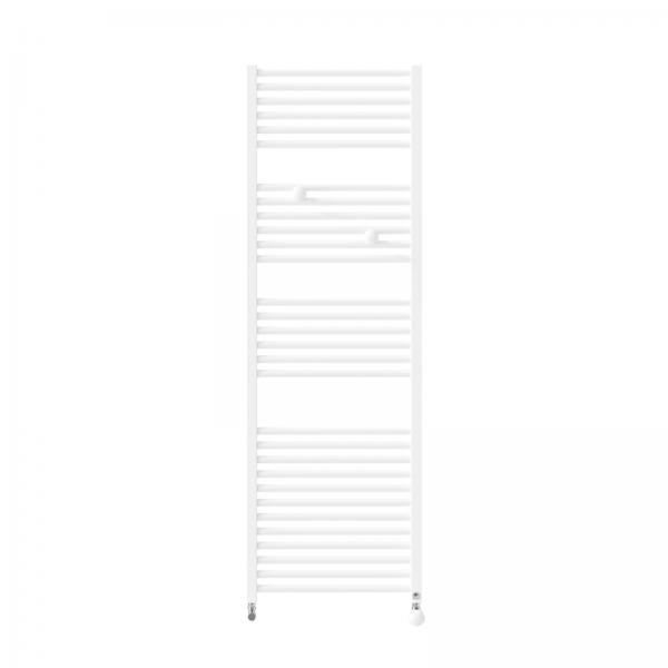 Photo Radiateur sche-serviettes Riva 4 Eau Chaude 717W blanc brillant raccordement sur les collecteurs | Ref : 471603