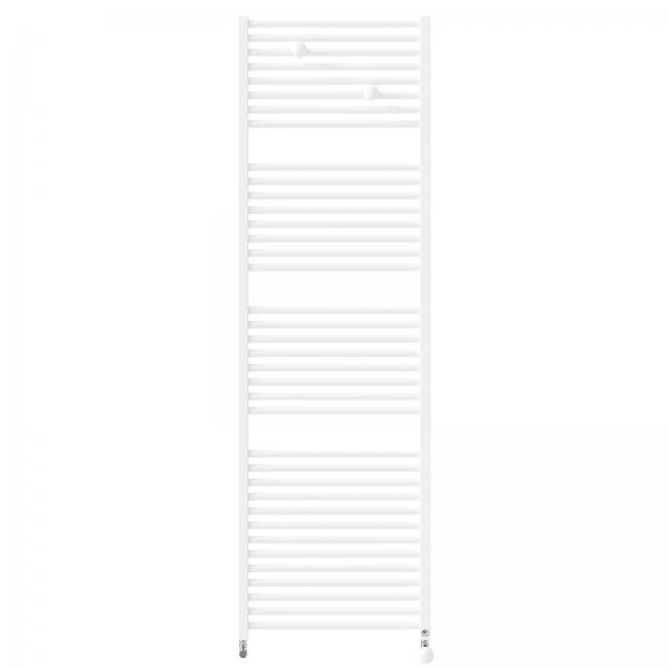 Photo Radiateur sche-serviettes Riva 4 Eau Chaude 924W blanc brillant raccordement sur les collecteurs | Ref : 471604