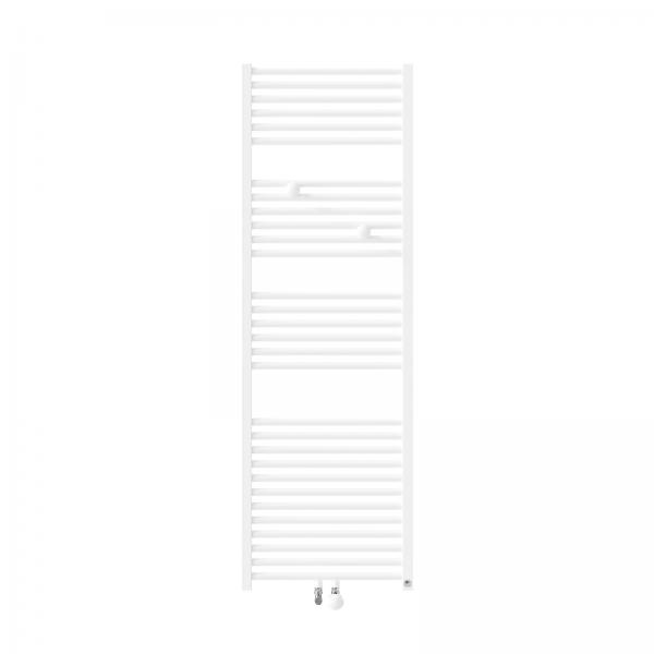 Photo Radiateur sche-serviettes Riva 4 Eau Chaude 717W blanc brillant raccordement central | Ref : 471608