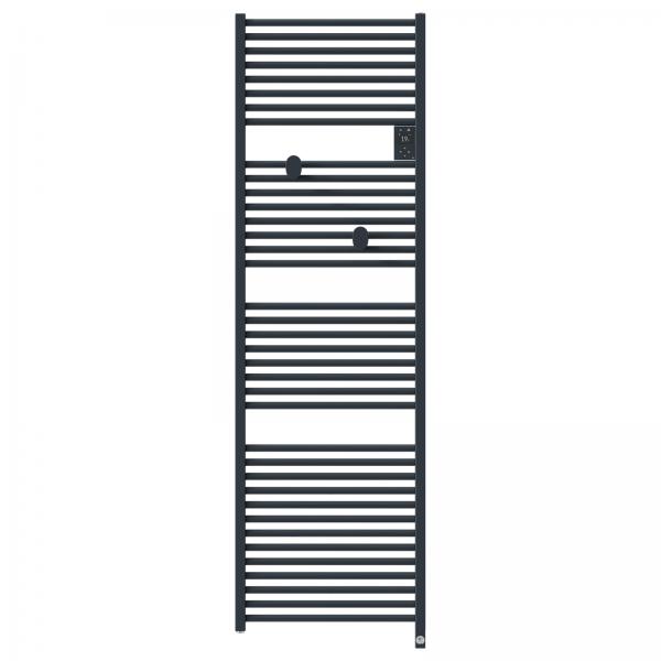 Photo Radiateur sche-serviettes connect Riva 5 1000W Gris ardoise | Ref : 471629