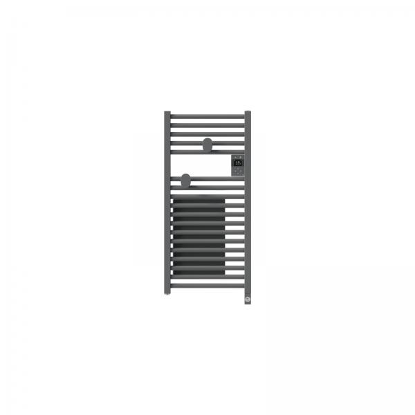 Photo Radiateur sche-serviettes connect Riva 5 Etroit avec soufflerie 1300W Menhir | Ref : 471650