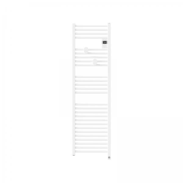 Photo Radiateur sche-serviettes connect Riva 5 Etroit 500W Blanc brillant | Ref : 471660