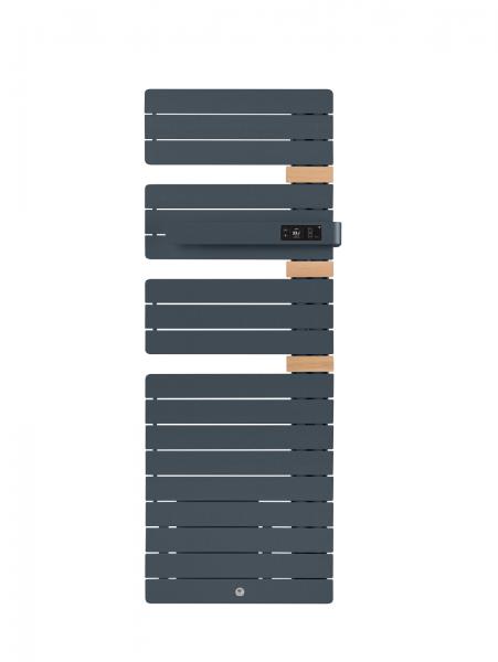 Photo Allure 3 mat � droite avec soufflerie 1500W gris ardoise/ch�ne | Ref : 483170