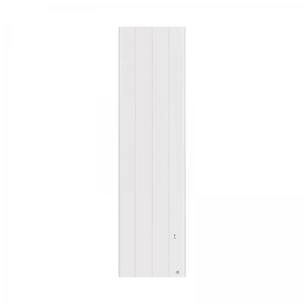Photo Radiateur chaleur douce connecté Bilbao 4 vertical 1500W Blanc brillant | Ref : 494833