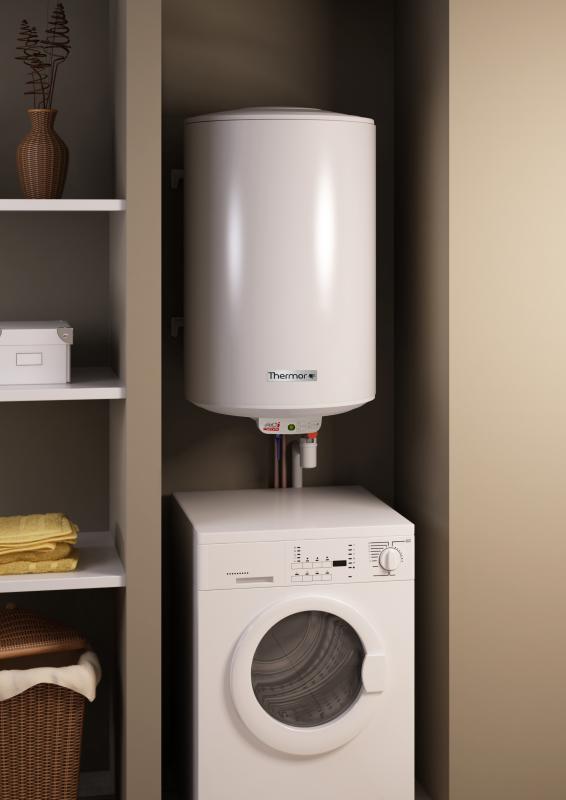 Vignette 2 produit Chauffe-eau lectrique Duralis ACI Hybride 150L vertical mural compact | Ref : 871415