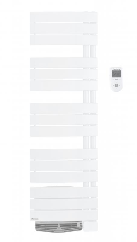 Vignette 2 produit Sche-serviette Allure 2 troit  avec soufflerie 1500W blanc satin | Ref : 490751