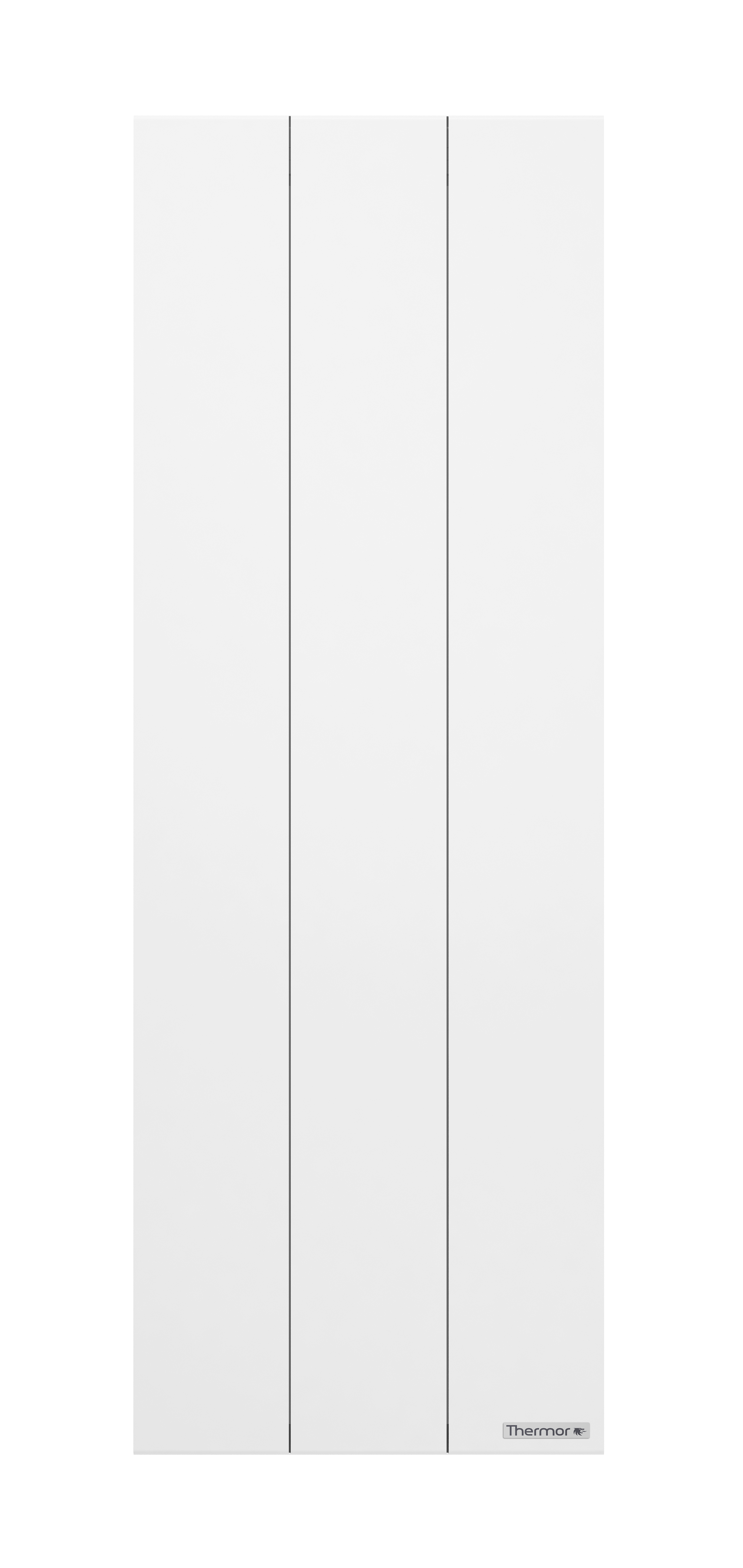 Vignette 2 produit Radiateur Chaleur douce Kenya 3 vertical blanc 1000W | Ref : 414631
