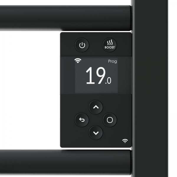 Vignette 2 produit Radiateur sche-serviettes connect Riva 5 750W Noir carbone | Ref : 471627