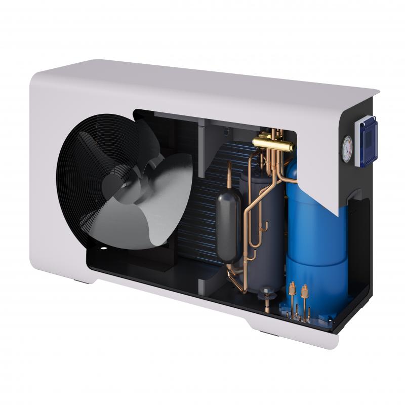 Vignette 3 produit Ref : 297114 | Aromax Piscine 2 14KW. livr avec housse d\'hivernage. rallonge tlcommande. cache fermeture +vis. systme de fixation (X4). raccord entre et sortie d\'eau  visser (X2). raccord vacuation condensat (X2). plots anti vibratoire (X8)