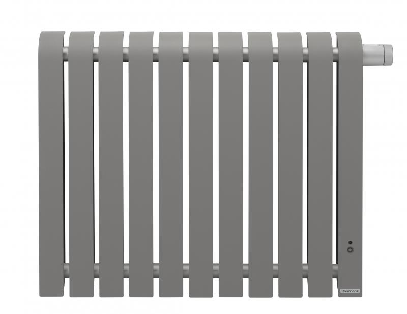 Vignette 3 produit Ref : 460154 | Radiateur Chaleur douce Mythik horizontal gris roche 1500W