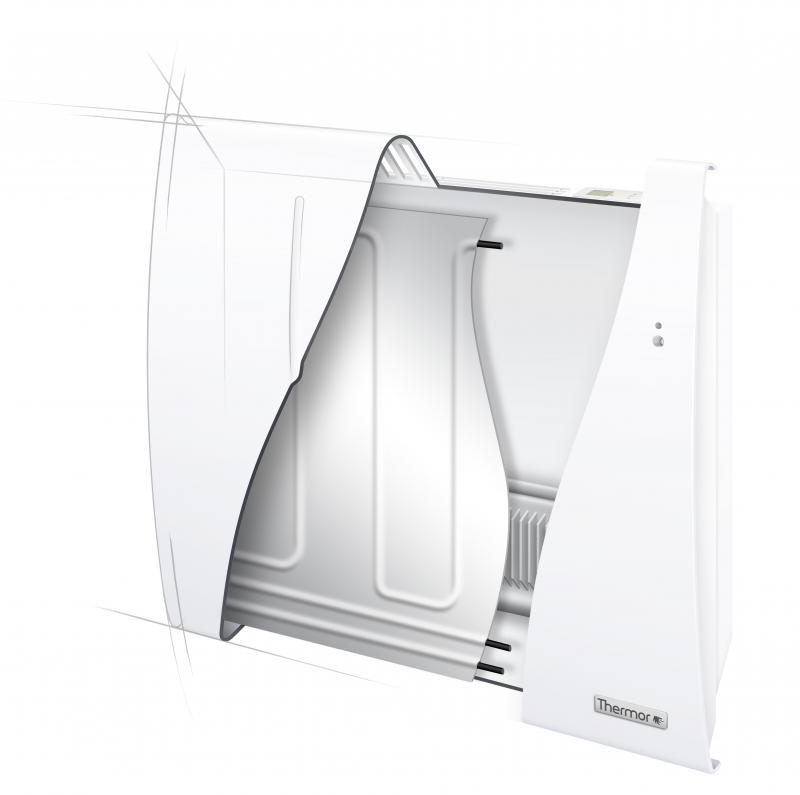 Vignette 3 produit Ref : 479351 | Radiateur connecté Ingénio 3 horizontal blanc 1500W