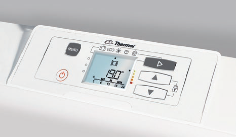 Vignette 3 produit Ref : 475251 | Radiateur chaleur douce Mozart digital horizontal blanc 1500W