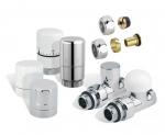 THERMOR Kit raccordement classique droit chrome manuelle 498035