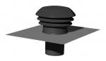 THERMOR Accessoire chauffe-eau thermodynamique entre/sortie d'air toiture gris 160mm 900375