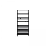 THERMOR Radiateur sche-serviettes riva 4 eau chaude 487w noir raccordement sur les collecteurs 471612