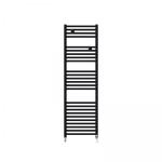THERMOR Radiateur sche-serviettes riva 4 eau chaude troit 500w noir raccordement sur les collecteurs 471616