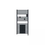THERMOR Radiateur sche-serviettes connect riva 5 avec soufflerie 1500w gris ardoise 471636