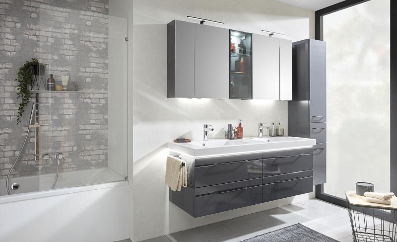 Photo Armoire de toilette 1 Porte Miroir + 2 v | Ref : SENR00912