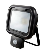 Photo REMY PROJECTEUR LED 30W,IP65, TOUT POLYCARBONATE, 4000K, 2530LMS  NOIR AVEC DETECTEUR INTEGRE - GARA | Ref : RRE3040P-04