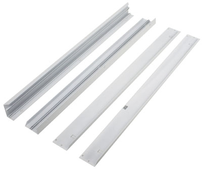 Photo CADRE SAILLIE PLAT POUR SPACE UGR<19 ET ATMOS 600X600MM, BLANC | Ref : R6060SMKFB-01