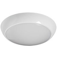 Photo GOLF SLIM 15W LED CCT selectable, IP65, White, 3000K, 4000K, 6500K C/W Sensor | Ref : RS150LEDCCT3-01SEN