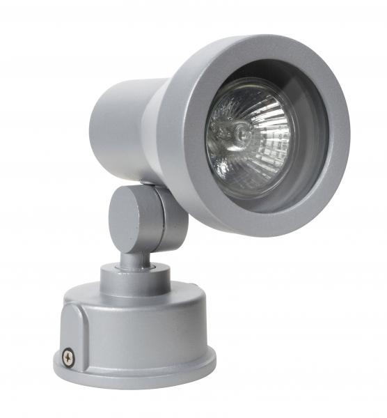 Photo LUMINAIRE INIS GU10 MURAL AVEC TTE CONIQUE R?GLABLE, ARGENT SATIN? | Ref : R5082TW-15