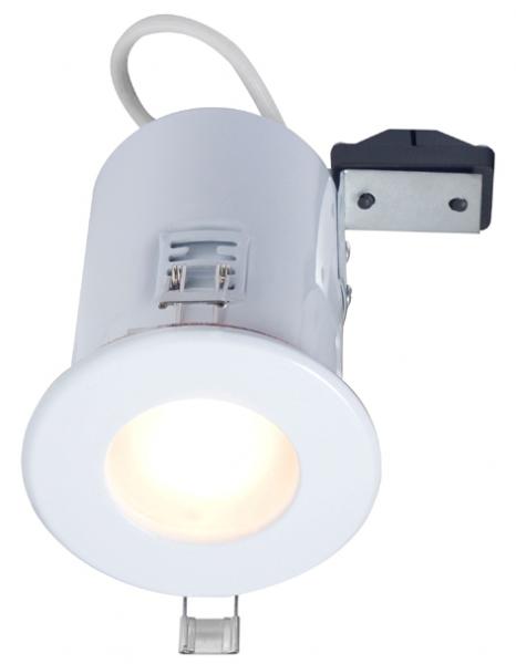 Photo Plafonnier douche ignifug� GU/GZ10 [Blan | Ref : RFS10165GZ-01