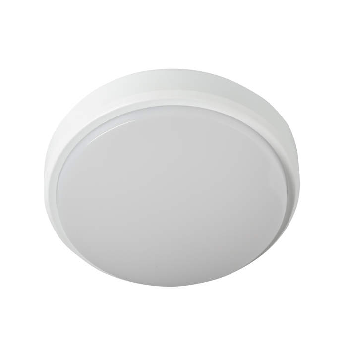 Photo OHIO HUBLOT 8W 12W 18W 3000/4000/6500K IP54 COLLERETTE BLANC/NOIR ROND | Ref : RHCXCCT3-01