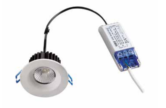 Vignette 2 produit CAVAN SPOT LED 8W IP65, DIMABLE, DRIVER SEPARE, 640lms, 4000K - BLANC | Ref : RC8WDLDCW-01