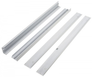 ENGITECHS ( ROBUS ) Cadre saillie plat pour space ugr<19 et atmos 600x600mm, blanc R6060SMKFB-01