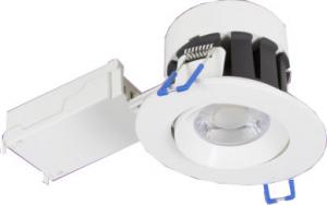 ENGITECHS ( ROBUS ) Cavan - spot led8w ip65 dimable, (3000k, 4000k & 6500k,) conforme  bbc,  recouvrable de laine dero RCT6CCT3-01
