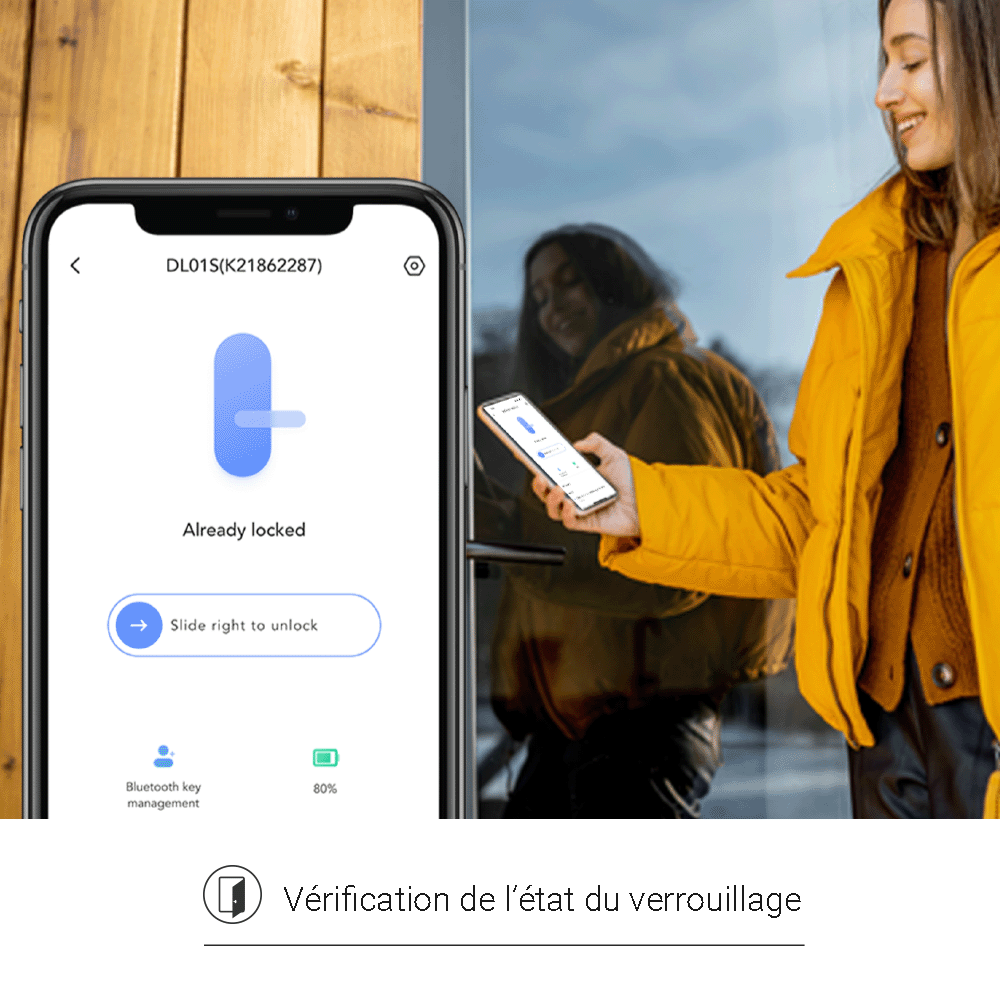 Vignette 3 produit Ref : DIY LOCK DL01S | Serrure intelligente DL01S