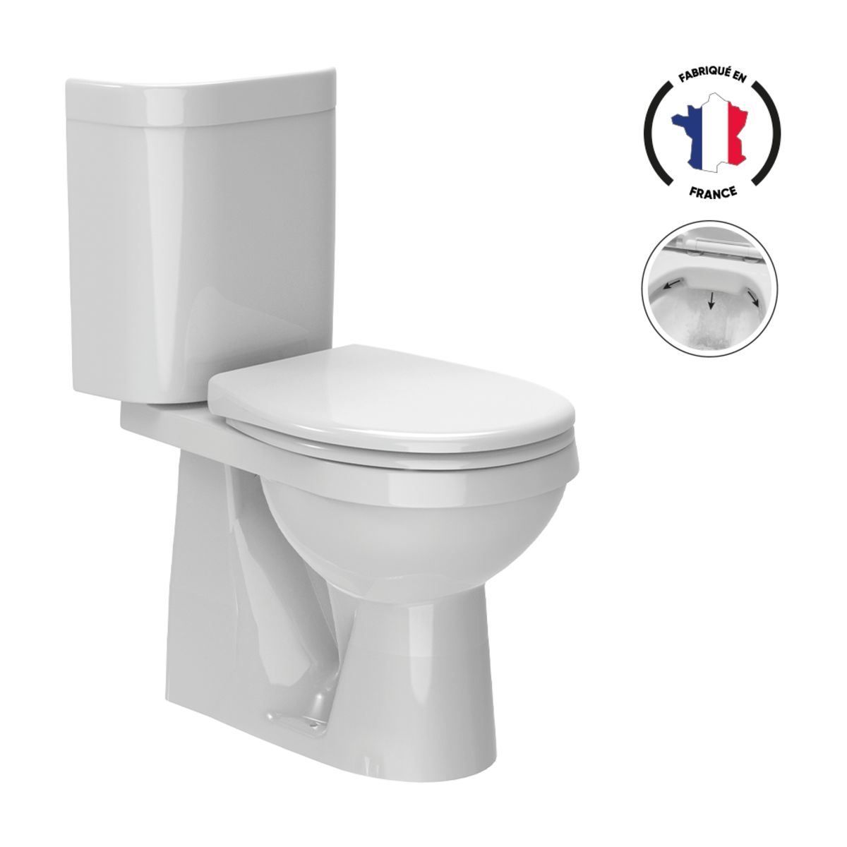Photo Pack WC NF sureleve PMR à poser Illico s | Ref : CVP2246