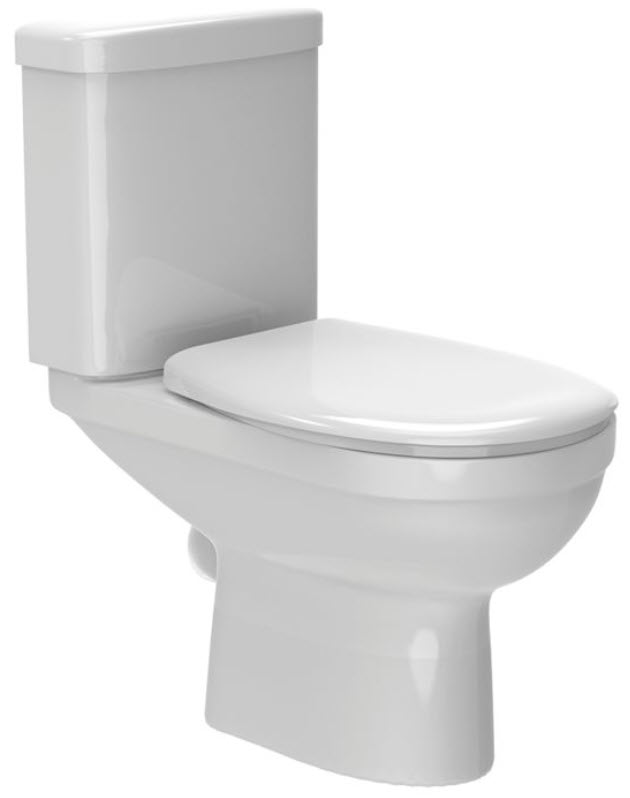Photo Pack WC NF semi-carn  poser Illico sortie Horizontale avec bride blanc | Ref : CVP2247