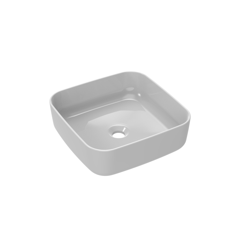 Photo Vasque  poser Illico 40x40cm Blanc | Ref : VQP2223