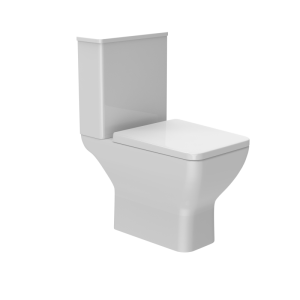 JURASSIENNE DE CERAMIQUE FRANCAISE Pack wc  poser belvoye carre sortie horizontale sans bride blanc CVP2261