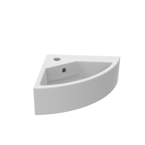 JURASSIENNE DE CERAMIQUE FRANCAISE Lave mains mural d'angle 35x35cm LVM2204