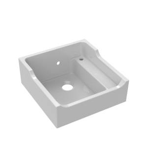 JURASSIENNE DE CERAMIQUE FRANCAISE Evier timbre cramique d\'office 1 cuve 60x60cm TBO2212