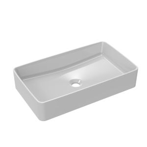 JURASSIENNE DE CERAMIQUE FRANCAISE Vasque  poser illico 60x35cm blanc VQP2225