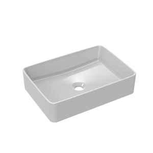 JURASSIENNE DE CERAMIQUE FRANCAISE Vasque  poser illico 50x35cm blanc VQP2226
