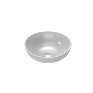 JURASSIENNE DE CERAMIQUE FRANCAISE Vasque  poser sphre illico 40cm blanc VQP2227