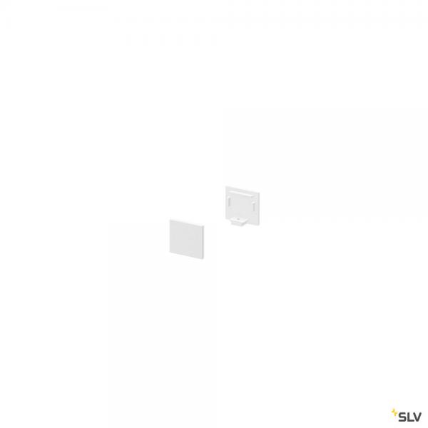 Photo GRAZIA 10, embouts pour profil en saillie standard, avec diffuseur plat, blanc, 2 pices | Ref : 1000479